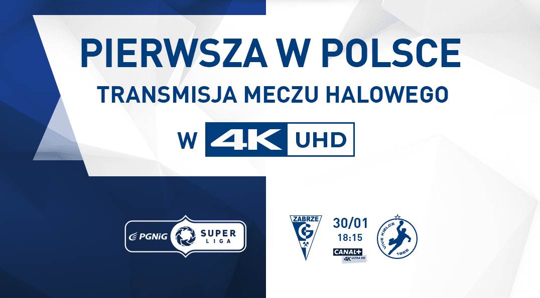 Pierwszy w historii polskiego sportu halowy mecz w 4K UHD