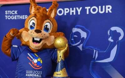 Trophy Tour i maskotka MŚ 2023 w Małopolsce