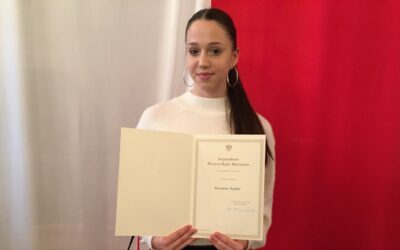 Zuzanna Najder otrzymała stypendium Prezesa Rady Ministrów