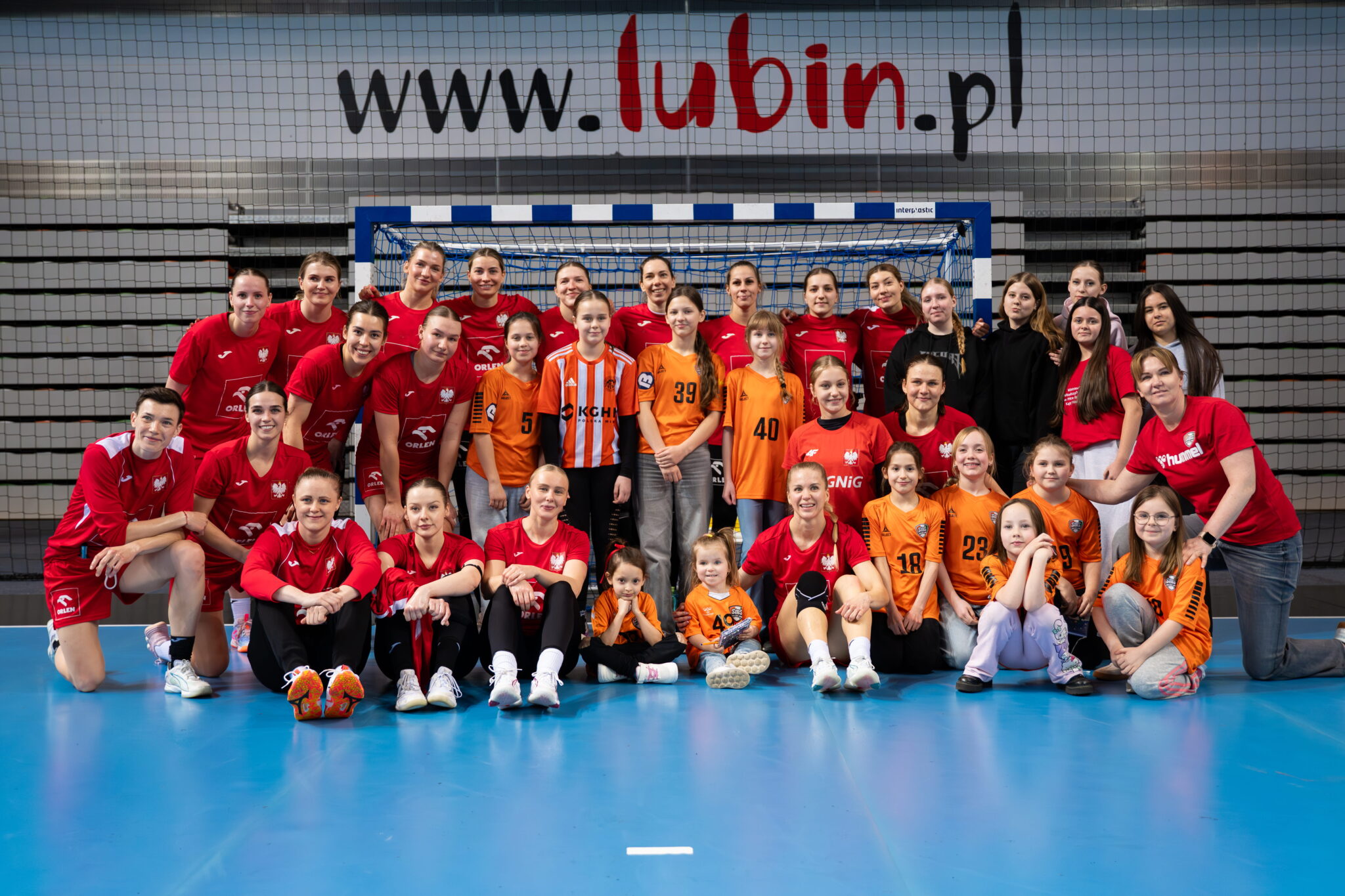 Reprezentantki Polski spotkały się w Lubinie z młodymi zawodniczkami